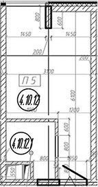 Планировка 18.0 м²