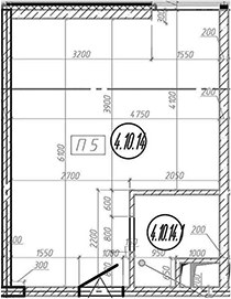 Планировка 28.2 м²
