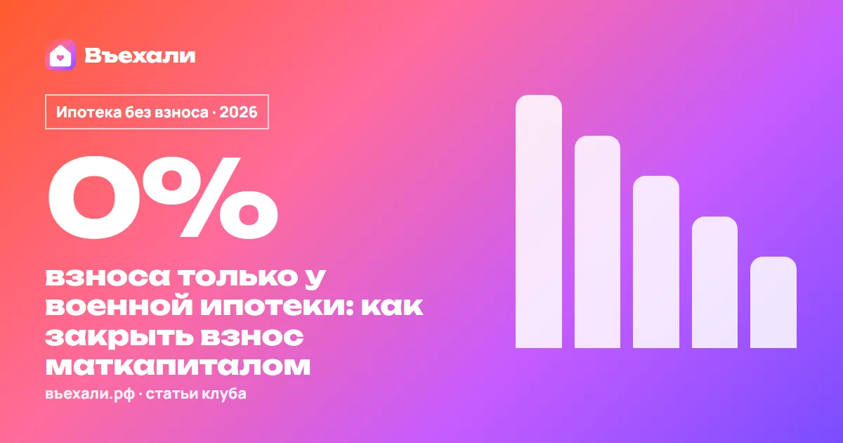 Ипотека без первоначального взноса на новостройку в 2026: где она ещё есть и как закрыть взнос маткапиталом